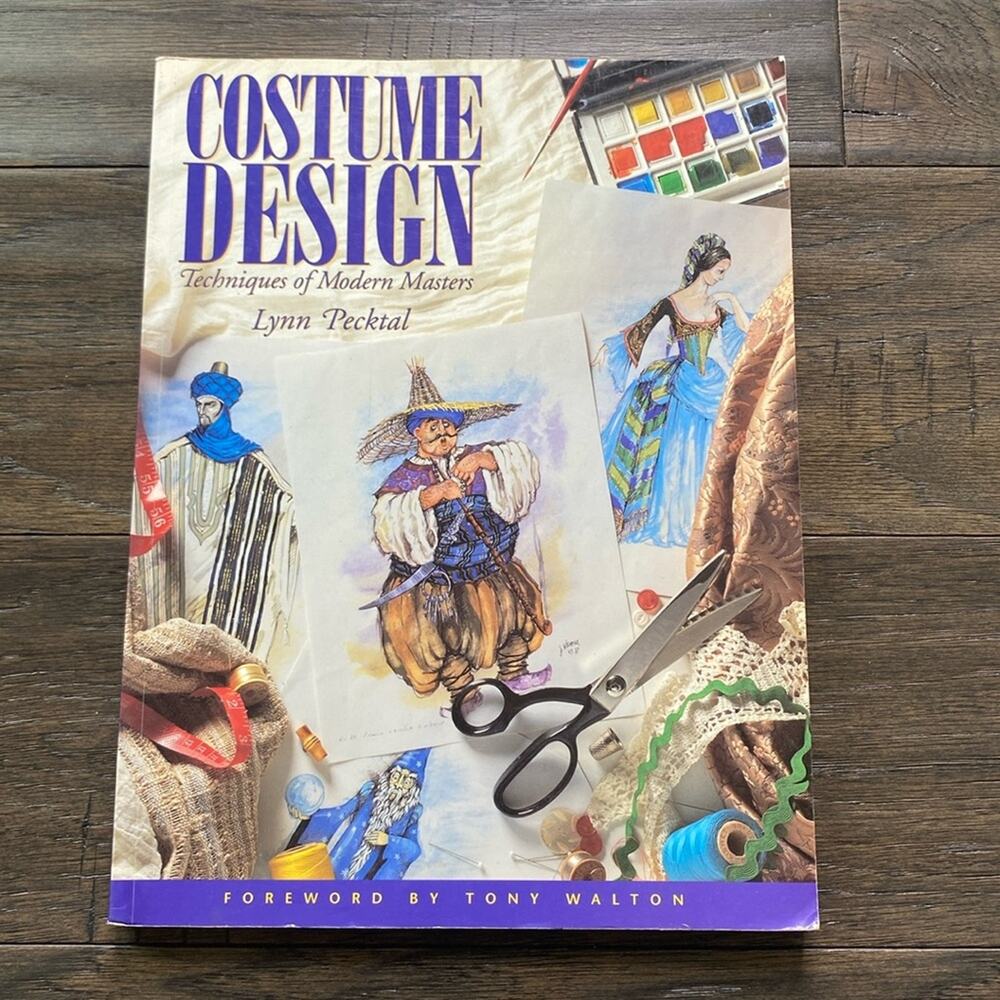 COSTUME DESIGN Techniques of Modern Masters Paperback Book by Lynn Pecktal